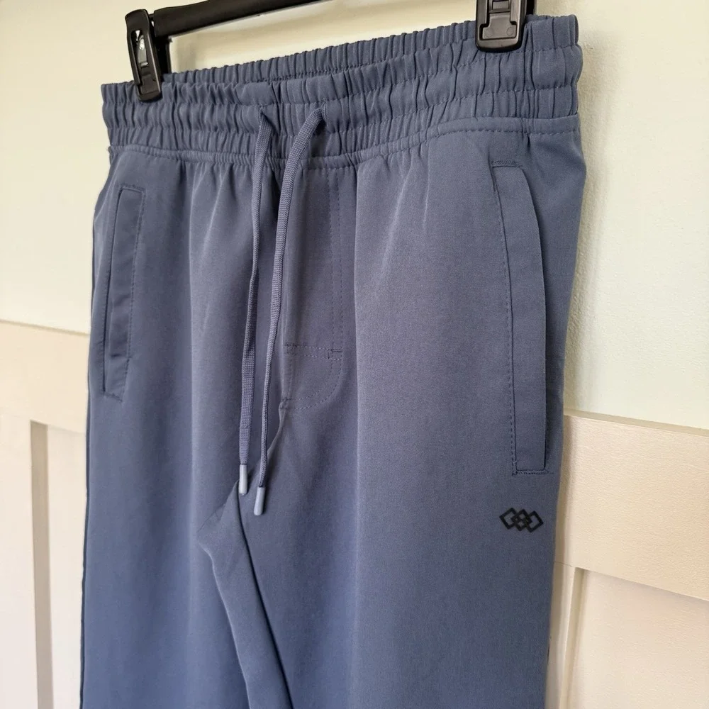 Leg3nd‎ Performance Joggers Men's SM Blue Pockets Drawstring Running Gym Lounge